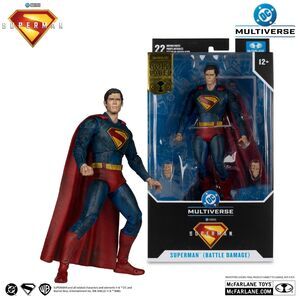 McFarlane DC Multiverse Superman Movie 2025 Battle Damage Gold Label 7" Figure